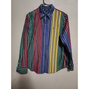 Lauren Ralph Lauren Multicolor Striped Button Down Shirt